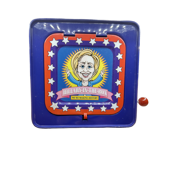 Hillary-in-the-Box 2008 Pop Art Creations Hillary Clinton Novelty - Picture 2 of 11